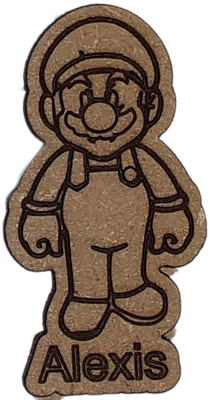 Magnet - Personnage Mario personnalisable